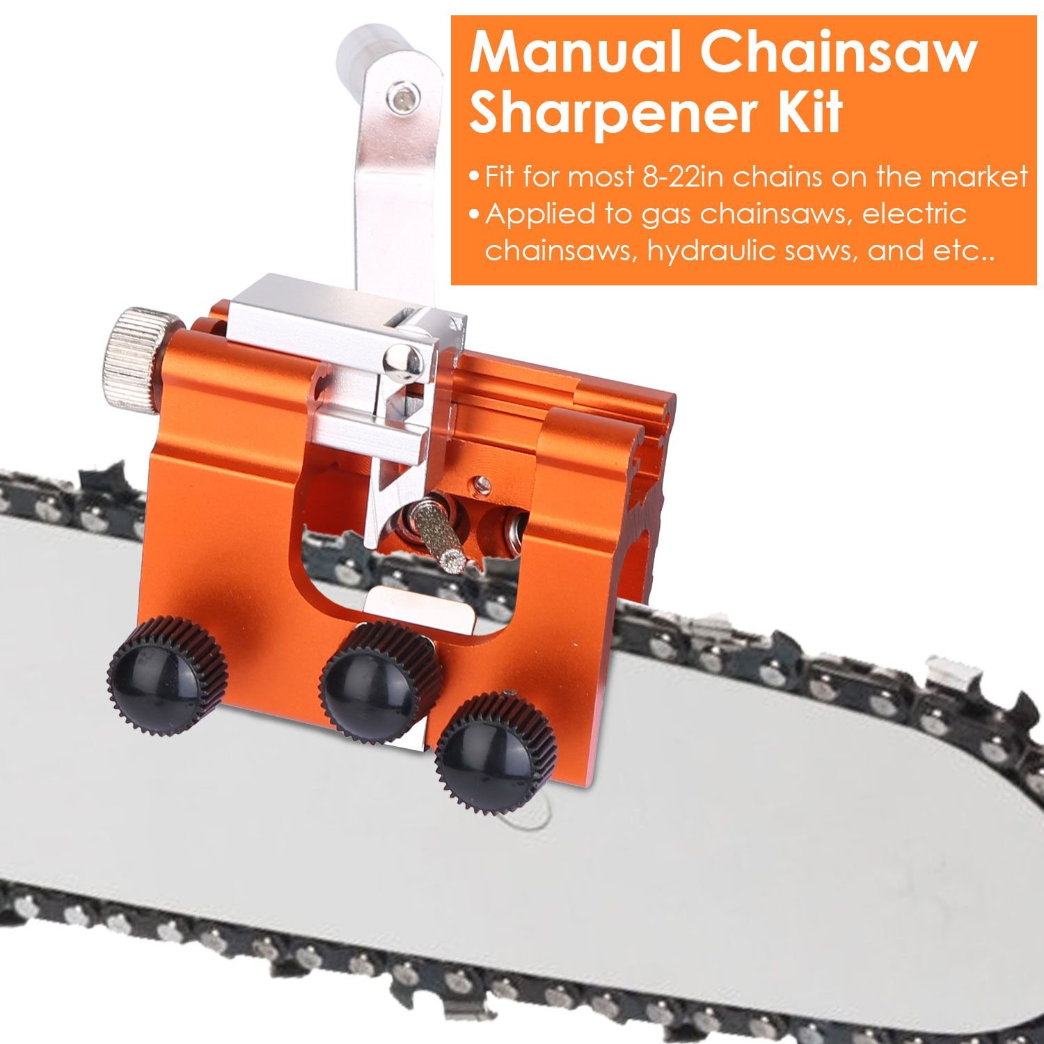 Chainsaw Chain Sharpening Jig Universal Chainsaw Sharpener Kit Hand ...